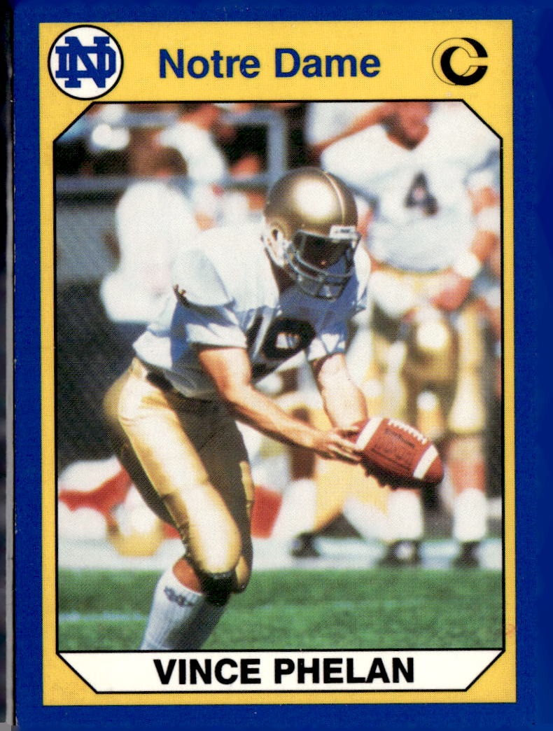1990 Collegiate Collection Notre Dame Vince Phelan #8