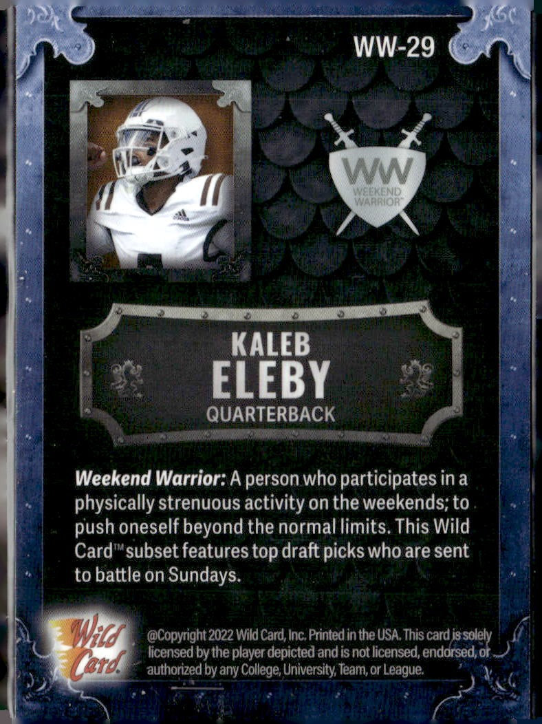 2021 Wild Card Matte White Zach Wilson Weekend Warrior Silver Scales  #WWB-5