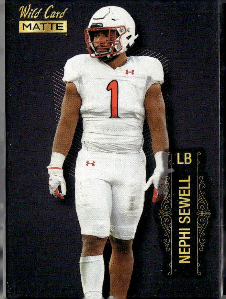 2022 Wild Card Matte Nephi Sewell Black #MB-89