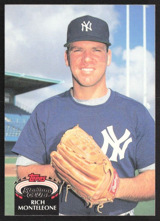 1992 Stadium Club 157 Rich Monteleone