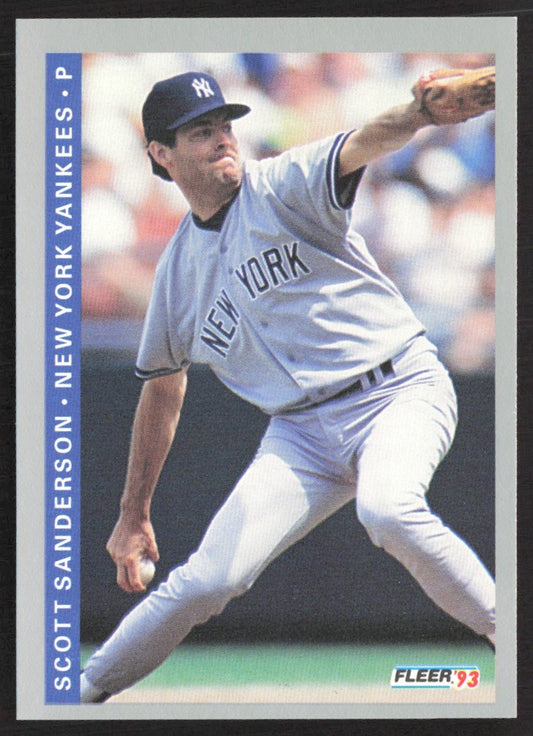 1993 Fleer 655 Scott Sanderson