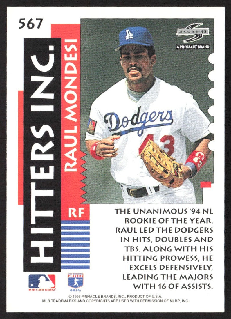 1995 Score 567 Raul Mondesi