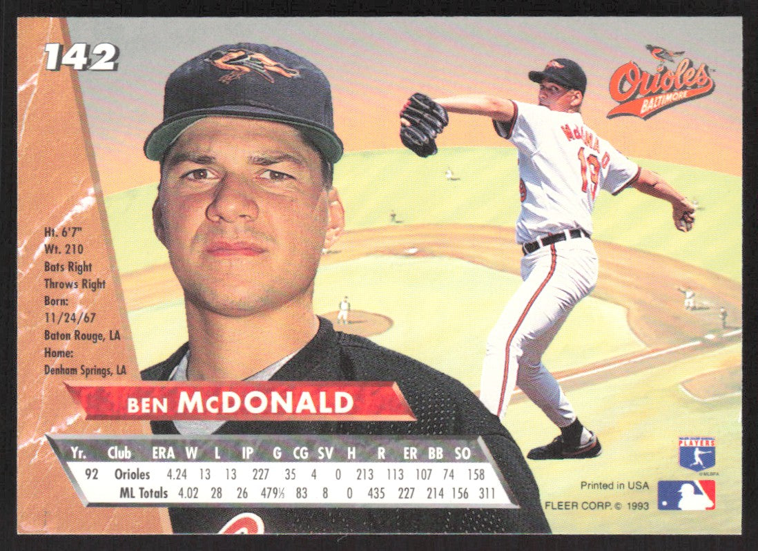 1993 Ultra 142 Ben McDonald