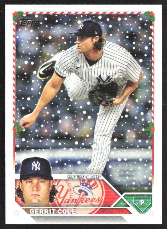 2023 Topps Holiday H40 Gerrit Cole