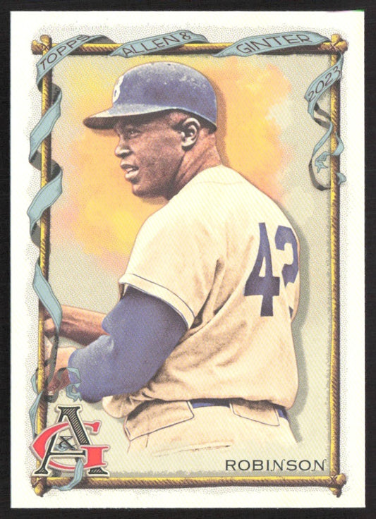 2023 Topps Allen & Ginter 379 Jackie Robinson