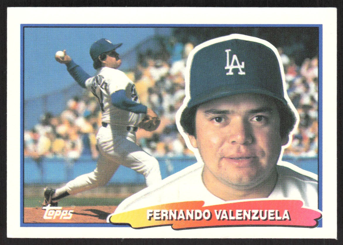 1988 Topps Big 18 Fernando Valenzuela
