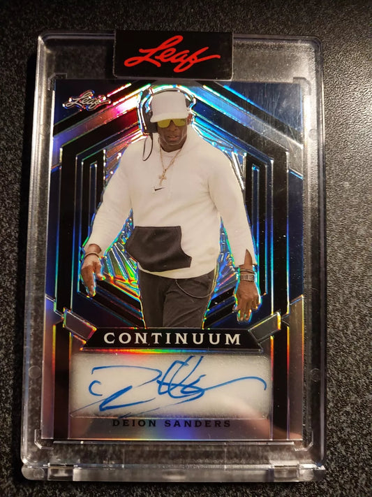 2023 Leaf Metal Continuum Autograph- Deion Sanders "Coach Prime" 115/202